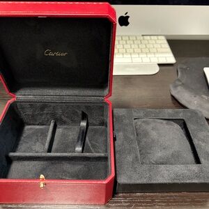 Cartier Red and Black Watch Box